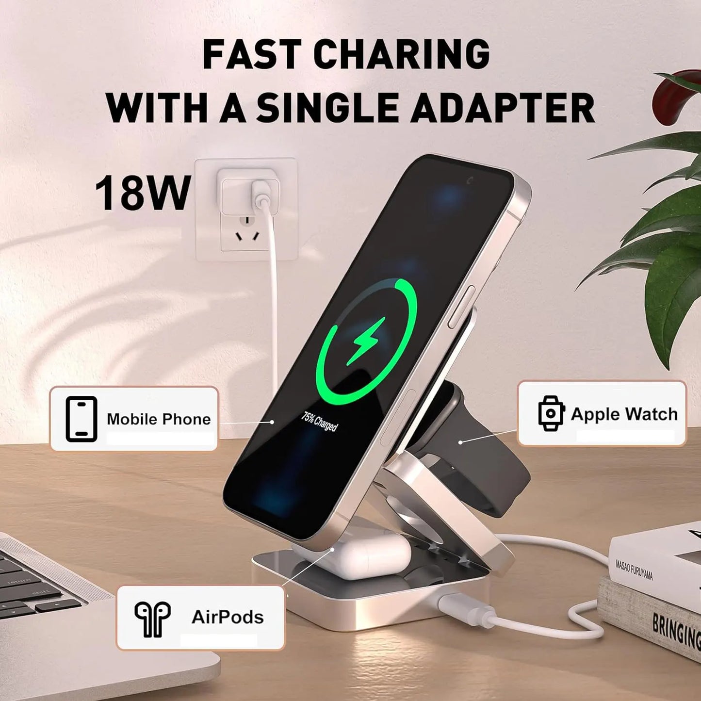 MagSafe Trio Wireless Charger Stand