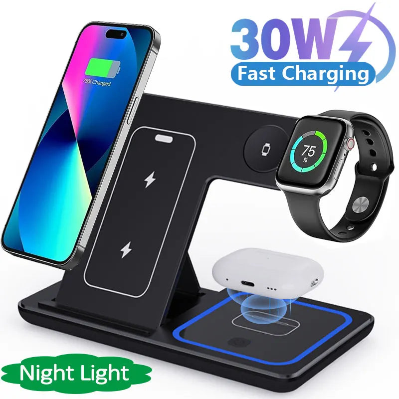 Foldable Fast Wireless Charger Stand