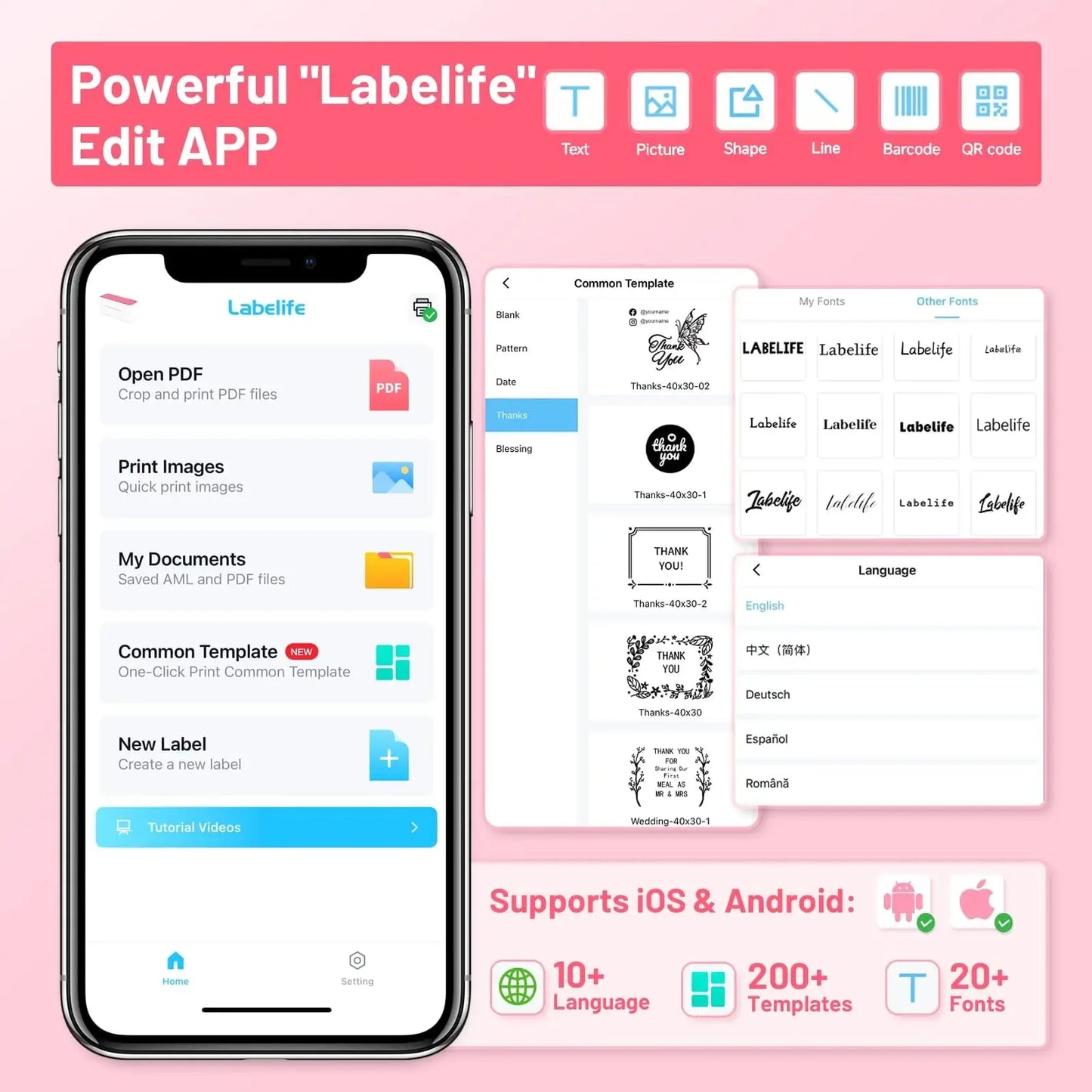 Phomemo Smart Label Printer