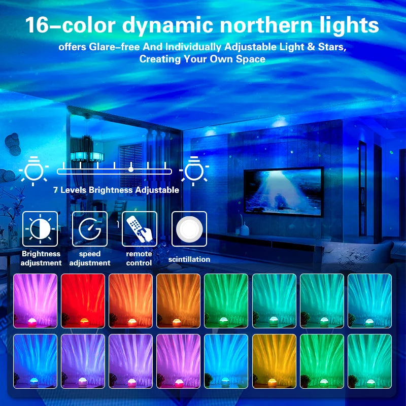 Magic Wave Night Light Projector